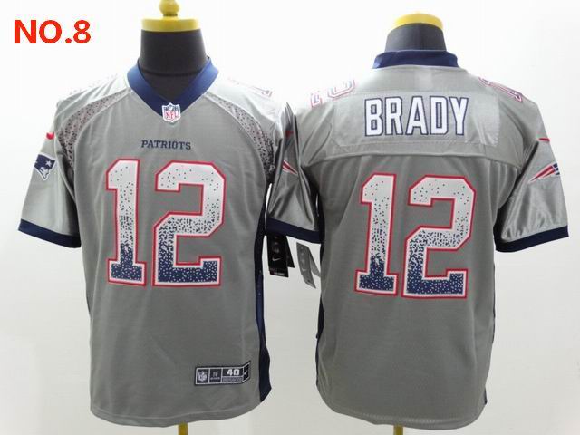 Men's New England Patriots #12 Tom Bradyn Jersey NO.8;